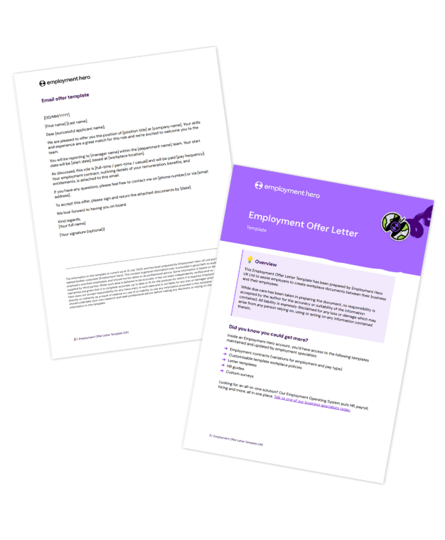 Job Offer Letter Template [Free Download]